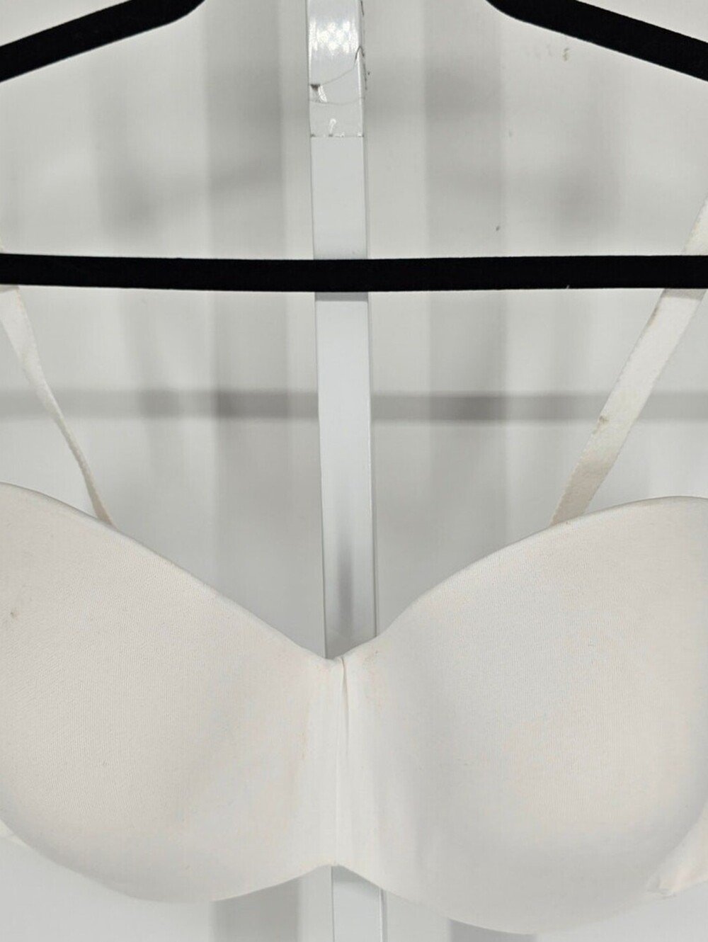 Maidenform Womens Sz 38DD Lightly Padded T Shirt Bra Solid White